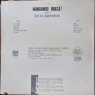 Los Supersónicos - Mandando Brasa! Vol II Vinilo