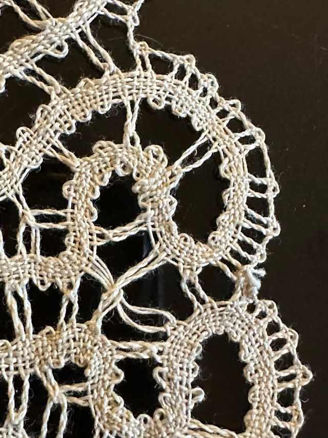 Sottopiatti pizzo tombolo fatti a mano