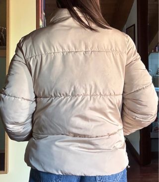 Bomber Stradivarius Beige Taglia L