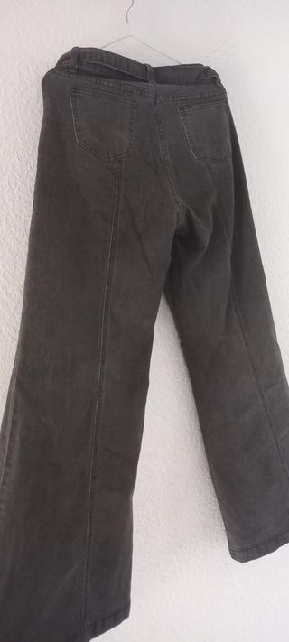 Pantalón vaquero ancho bLUGIRL DENIM Talla 34