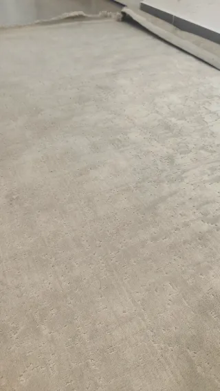 Tappeto beige con scintillii per soggiorno o camera da letto