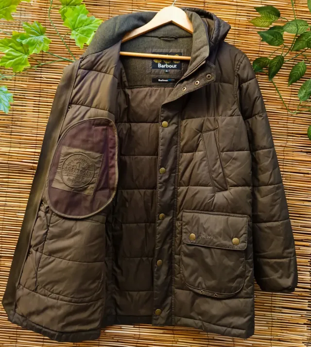Chaqueta Barbour Talla M Verde Encerada