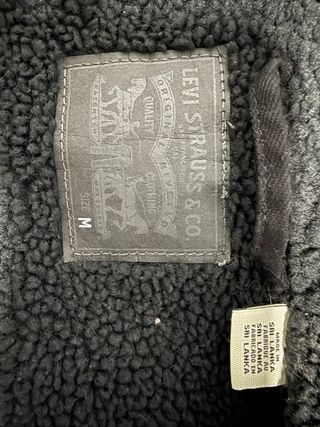 Chaqueta Levi's Negra Unisex Corderito