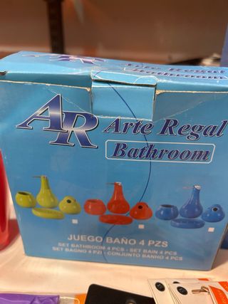 Lote baño, esponjas, cuchillas afeitar Gillete