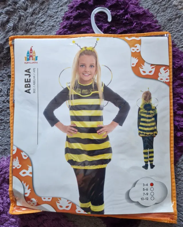 Disfraz Abeja Partilandia 3-4 años