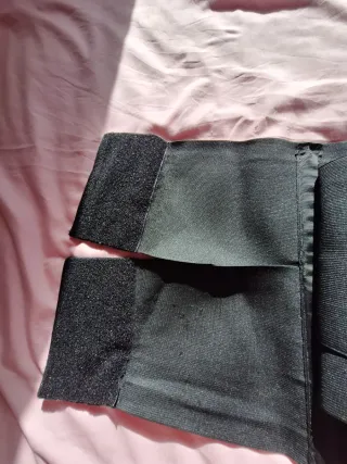 Faja negra con velcro