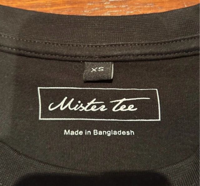 Camiseta Negra Talla XS