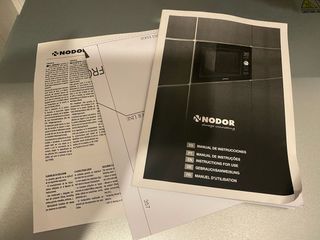 Microondas empotrable nuevo en caja