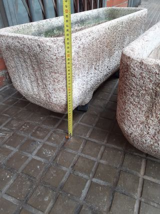 Jardineras de piedra