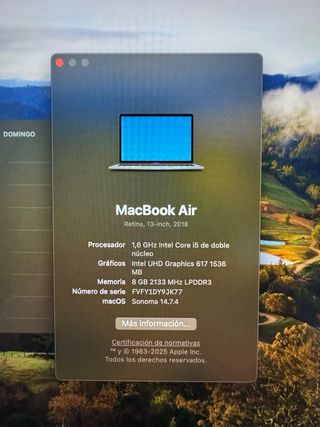MacBook Air 2018 Plata