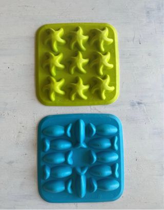 Cubiteras de peces y estrellas IKEA
