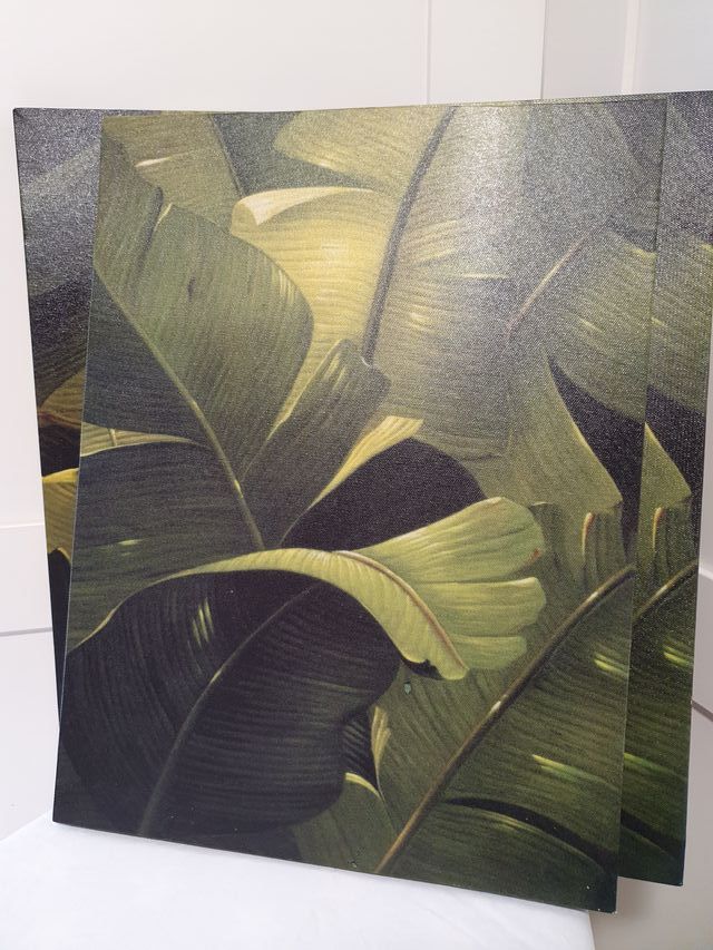 Cuadros Decorativos Hojas Verdes