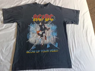 Camiseta AC/DC Blow Up Your Video Negra