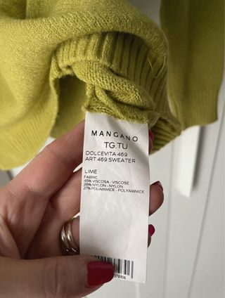 Maglione dolcevita senape