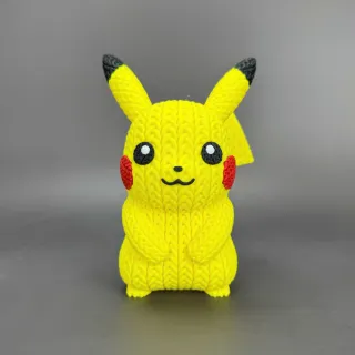 Figura Pikachu Crochet 3D