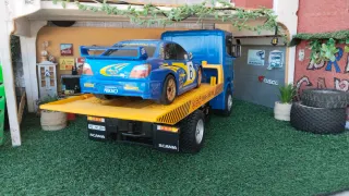 Rc Camión Grúa Tamiya TT02 
