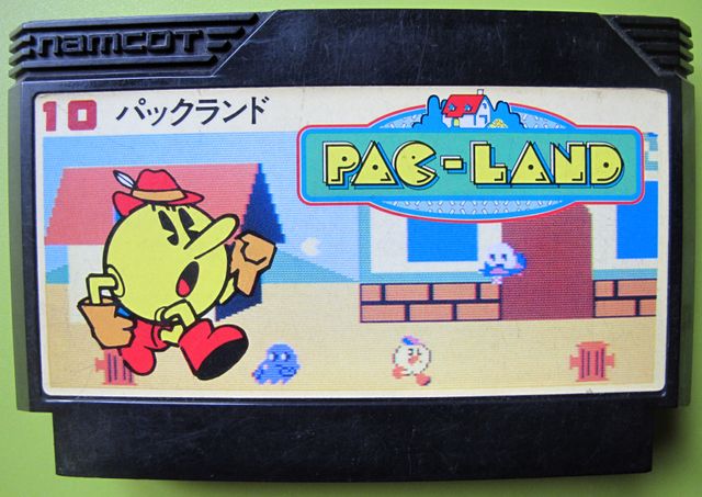 Pac-Land FAMICOM NES Namcot cartucho