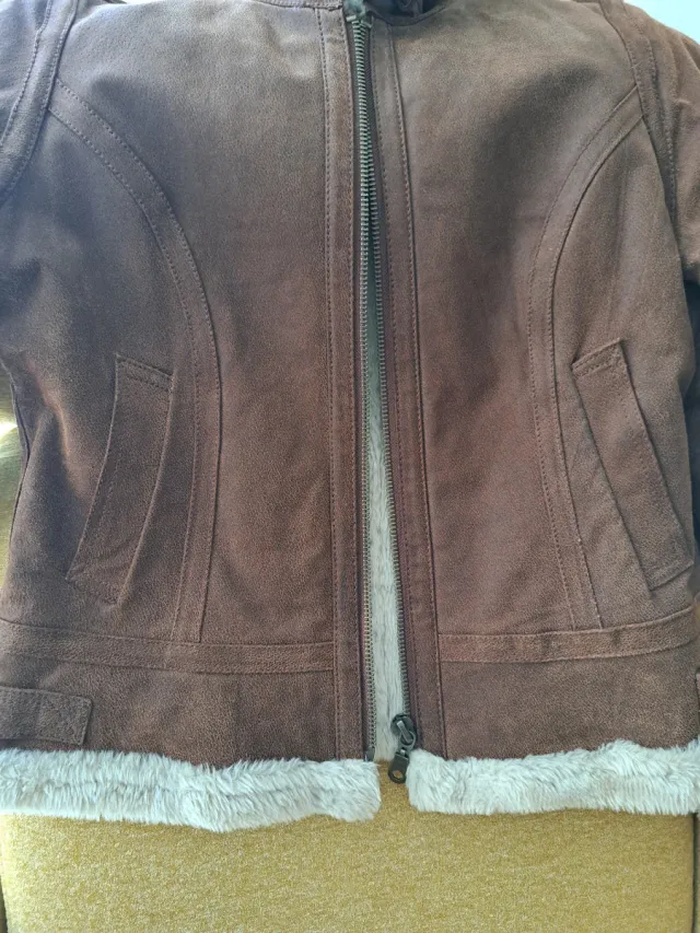 Cazadora ante con borreguito