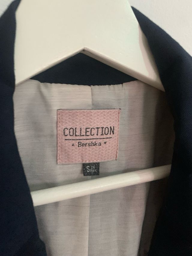 Blazer Bershka Mujer Azul Talla XS