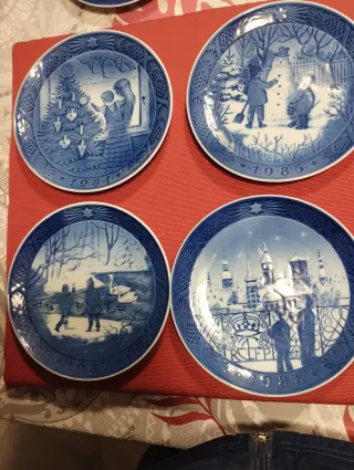 4 Piatti Royal Copenhagen 1981-1988