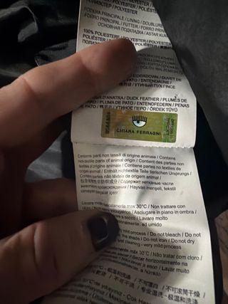 Chaqueta Chiara Ferragni Negra Multicolor