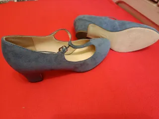 Zapatos Graceland T-Strap Azul/Gris