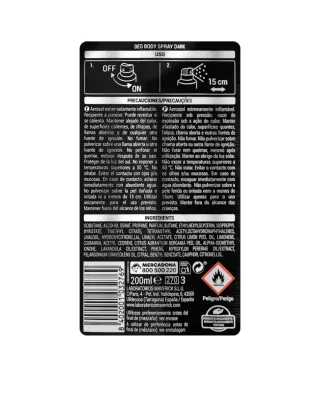 Body Spray Deliplus Dark Cacao & Ambar