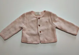 Cardigan rosa neonata 68 cm