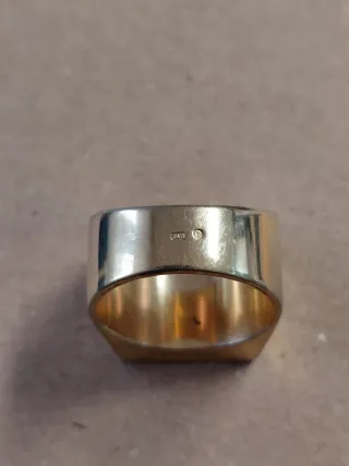 Anillo Dorado con Moneda Alfonso XIII 1904