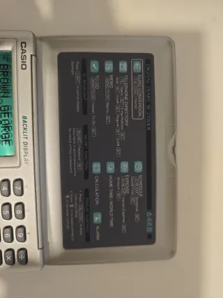 Casio SF-3700ER Agenda Electrónica