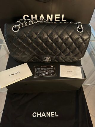 Borsa Chanel Timeless Pelle Nera