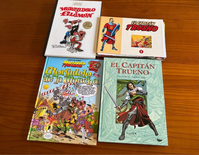 Pacchetto fumetti Mortadelo y Filemón y Capitán Thunder