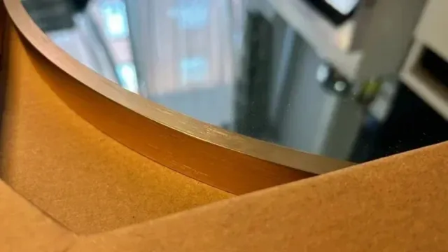 Juego 2 espejos redondos dorados 50cm NUEVOS