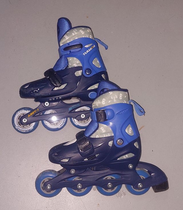 Patines en línea Talla 30-33 Azul