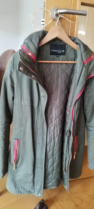 Parka acolchada Missfofo verde talla M