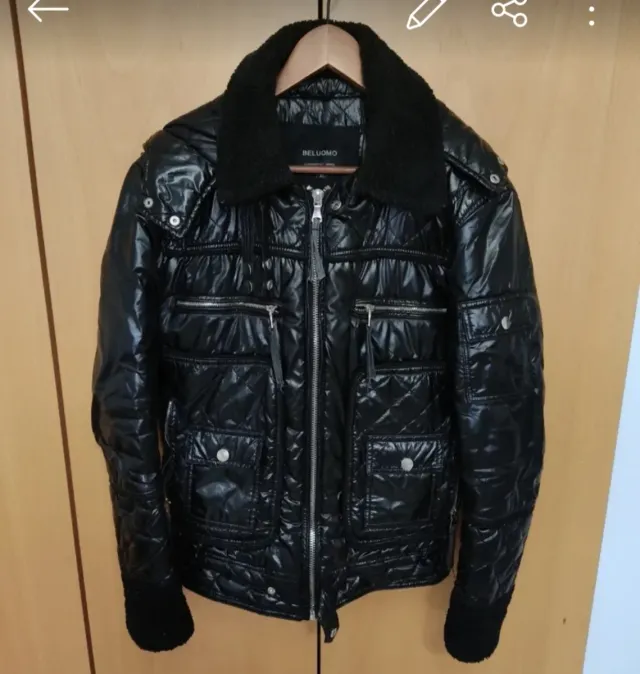 Cazadoras 2 negras acolchada