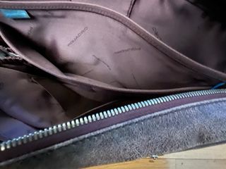 Valigetta Piquadro Pelle Marrone Blu