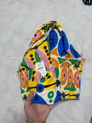 Top Zara Multicolor Talla S