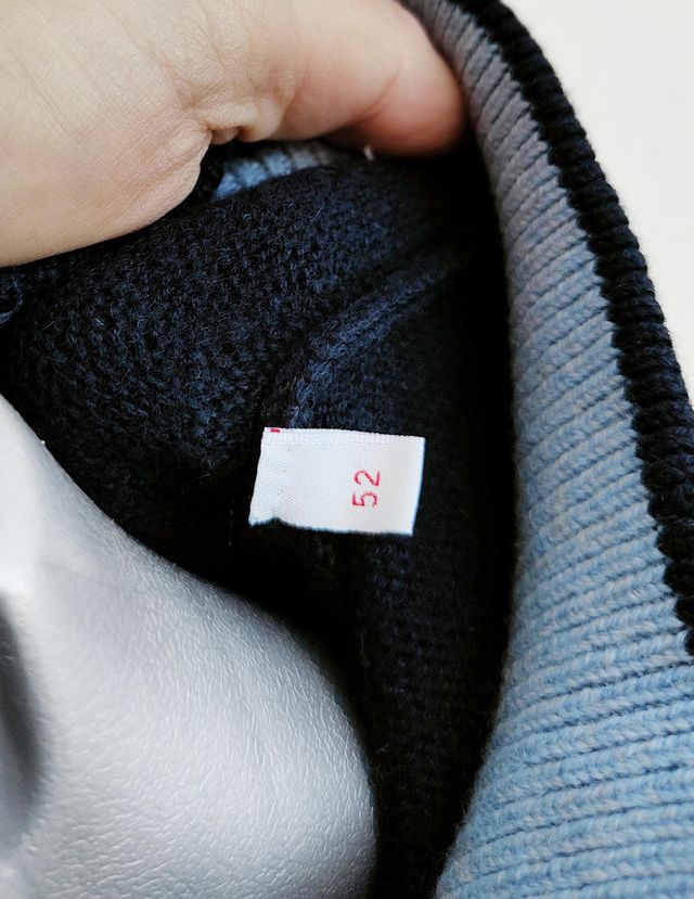 Maglione Uomo Capua Napoli Cashmere Blu XL