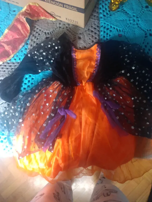 Vestido Calabaza 3/4 años