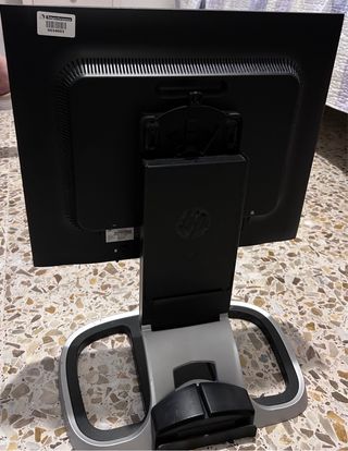 Monitor HP Negro/Plateado
