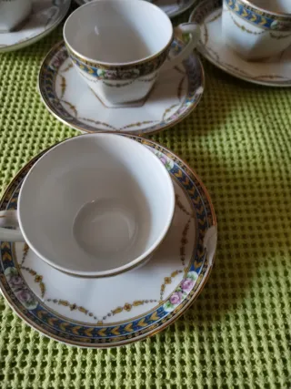 Bule e 10 Chávenas Loiça Vila Nova de Gaia