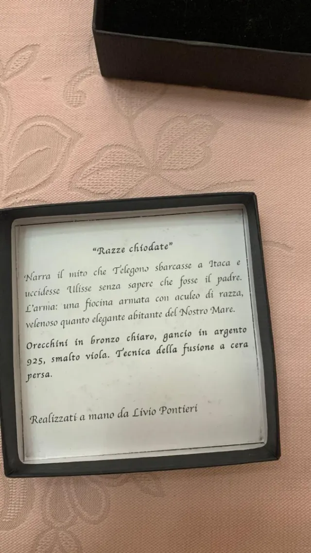 Orecchini Livio Pontieri Napoli