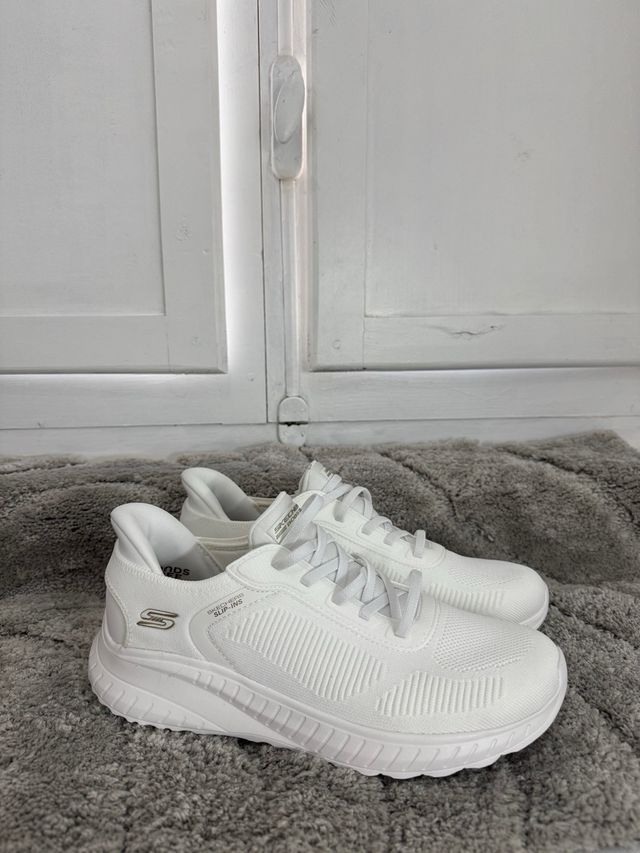 Zapatillas Skechers Blancas Slip-ins