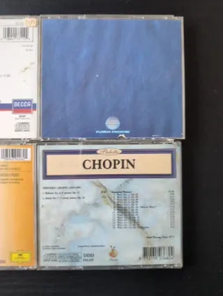 4 CDs Música Clásica: Bach, Beethoven, Chopin, Tch