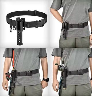 Cinturón porta caña de pescar