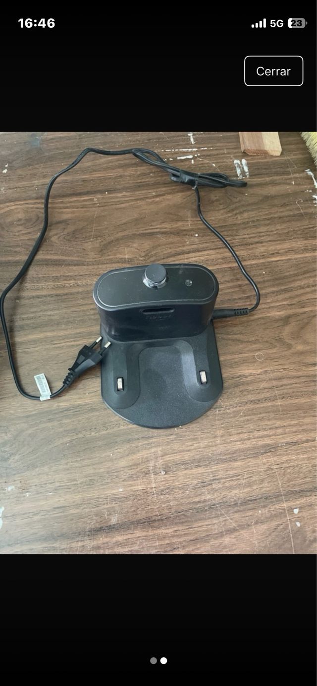 Robot aspirador Roomba. Fallo 1.