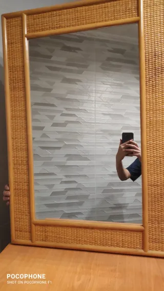 Espejo con 6 cajones