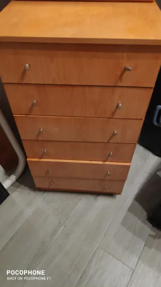 Espejo con 6 cajones