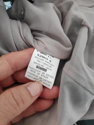 Vestido fiesta BETZZIA verde azulado